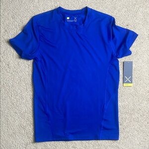 Xersion Blue Crew Neck Compression Shirt